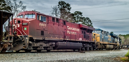 Canadian Pacific 8801, CSX 701, NS 6658, SD60, ES44AH, ES44AC, Chocowinity NC, Marsden Yard